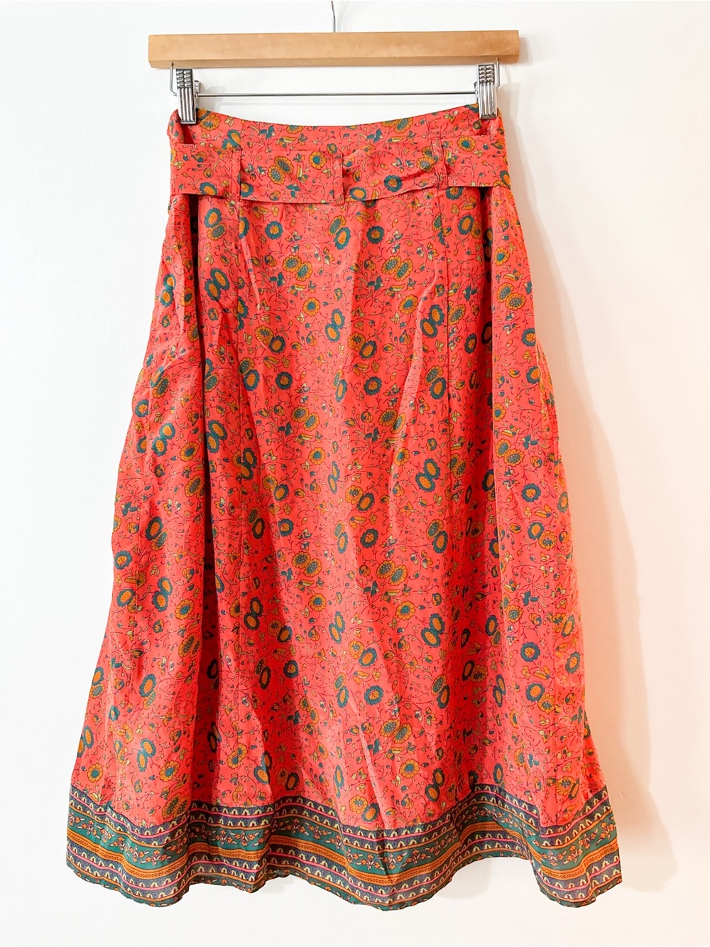 Sezane Amandine Skirt Havana Floral Size 36 US 4 - Picture 4 of 11